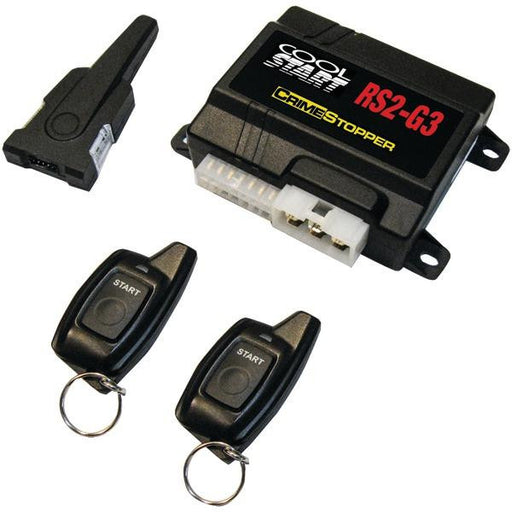 Crimestopper Rs2-g3 Cool Start(tm) 2-way Fm-fm Led Single-button Remote Start & Keyless Entry Syst