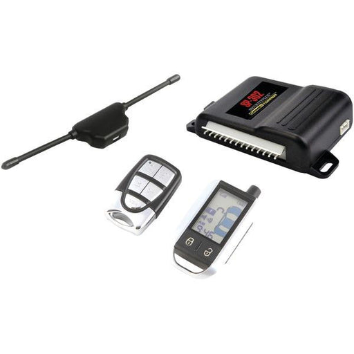 Crimestopper Sp-302 2-way Lcd Paging Alarm & Keyless Entry System With Rechargeable Remote