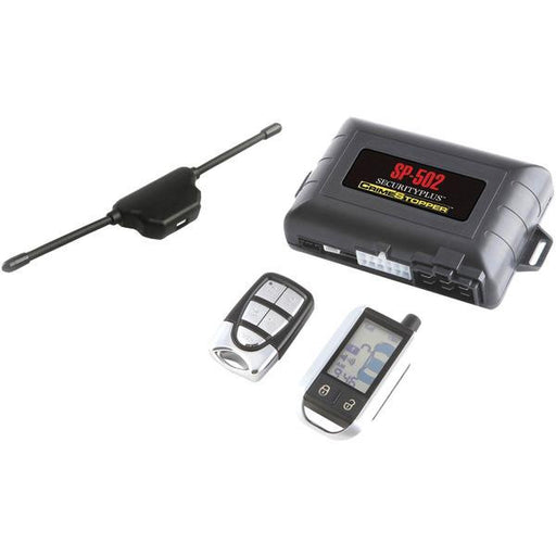 Crimestopper Sp-502 2-way Lcd Paging Combo Alarm, Keyless Entry & Remote Start System With Recharg