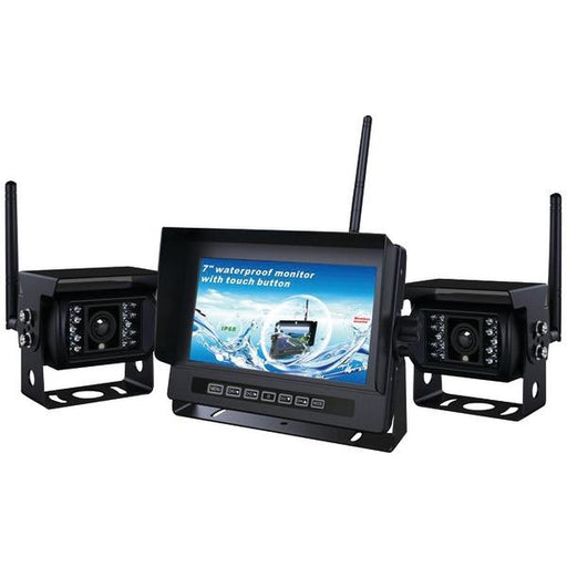 Crimestopper Sv-2002.brv 2-channel, 2.4ghz Digital Wireless Rv Backup Camera System