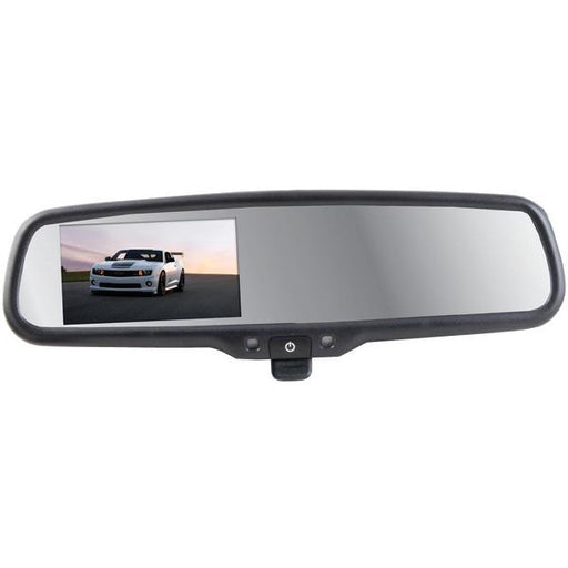 Crimestopper Sv-9157 4.3" Replacement-style Manual-dimming Mirror With Digital Color Lcd Screen