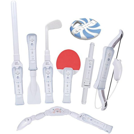 Cta Wi-8sr Nintendo Wii(r)8-in-1 Sports Pack For Wii Sports Resort(r) (white)