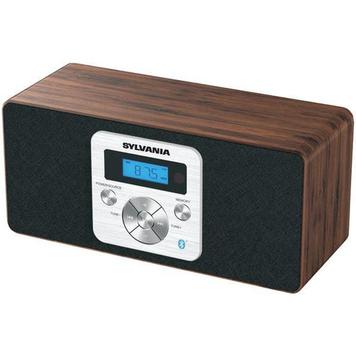 SYLVANIA SP208BT-BROWN Wooden Bluetooth(R) Speaker