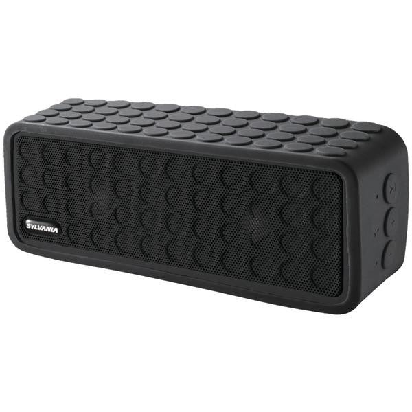 SYLVANIA SP258-BLACK Bluetooth(R) Mini Speaker with Silicon Protective Cover (Black)