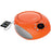 SYLVANIA SRCD261-B-ORANGE Portable CD Player with AM-FM Radio (Orange)