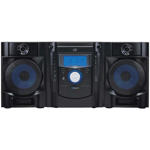 SYLVANIA SRCD2731BT Bluetooth(R) CD Radio Micro System with Blue LED Display