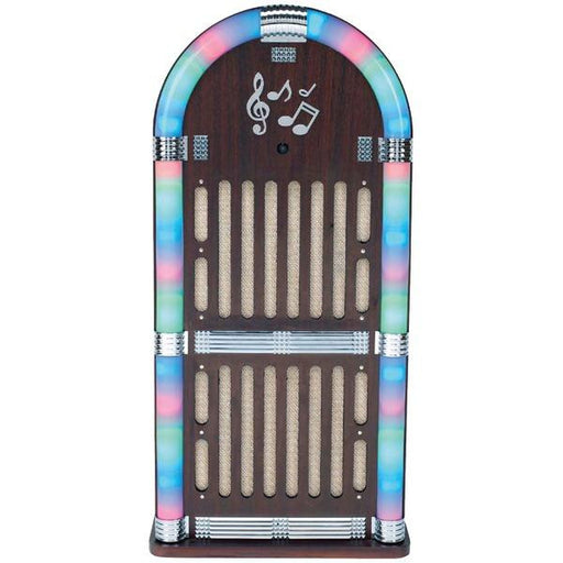 SYLVANIA SRCD806 Classic Wooden Jukebox AM-FM Radio with Bluetooth(R)