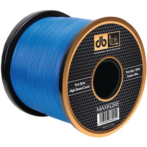 Db Link Mkrw18bl500 18-gauge Blue Maxkore(tm) 100% Copper Remote Wire, 500ft