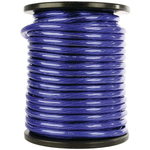 Db Link Stpw4bl100z Soft Touch Power Wire (4 Gauge, Blue, 100ft)