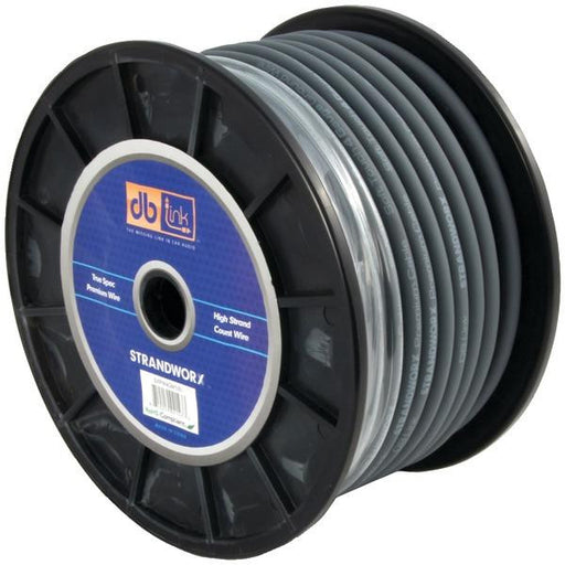 Db Link Sxpw4gm100 Strandworx(tm) Soft Touch Power-ground Wire (4 Gauge, 100ft, Gun Metal Ground)