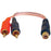 Db Link Xly2mz X-series Rca Y-adapter (2 Male - 1 Female)