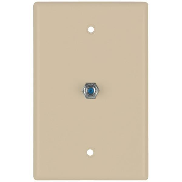 Datacomm Electronics 32-2024-iv 2.4ghz Coaxial Wall Plate (ivory)