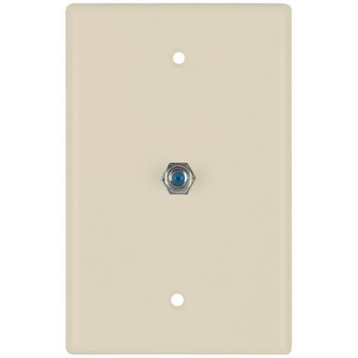 Datacomm Electronics 32-2024-la 2.4ghz Coaxial Wall Plate (light Almond)