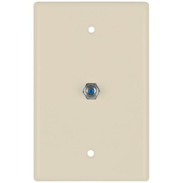 Datacomm Electronics 32-2024-la 2.4ghz Coaxial Wall Plate (light Almond)