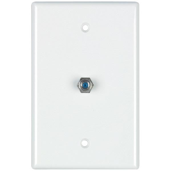 Datacomm Electronics 32-2024-wh 2.4ghz Coaxial Wall Plate (white)