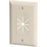 Datacomm Electronics 45-0017-la Split Plate With Flexible Opening (light Almond)