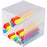 Deflecto 350201 Cube With X Dividers (clear)