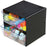 Deflecto 350304 Cube With 4 Drawers (black)