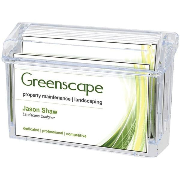 Deflecto 70901 Outdoor Business Card Holder