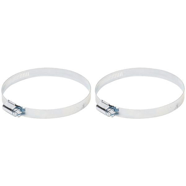 Deflecto Mcx4 4" Worm Drive Clamps, 2 Pk