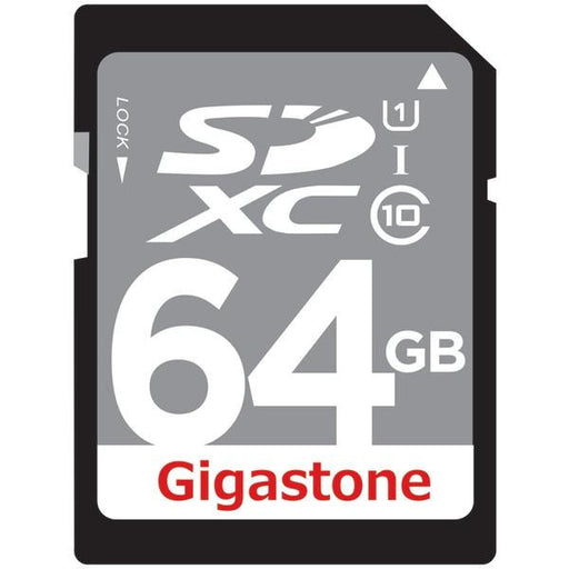 GIGASTONE GS-SDXCU164G-R Class 10 UHS-1 SDXC(TM) Card (64GB)