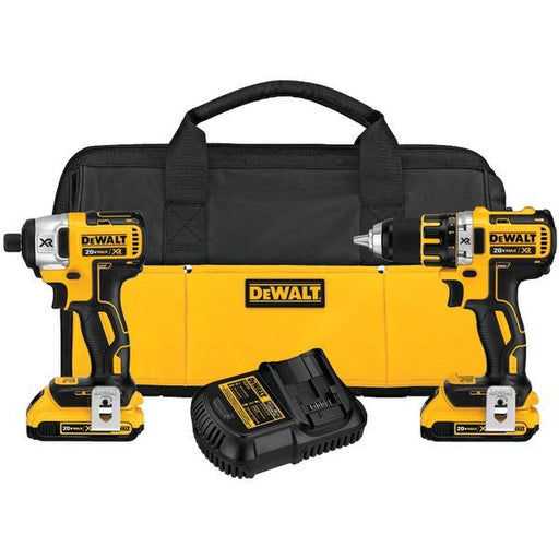 Dewalt Dck281d2 20-volt Li-ion Drill-impact Combo Kit