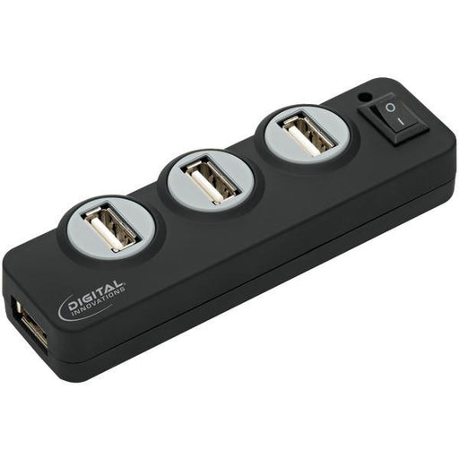 DIGITAL INNOVATIONS 4390200 Connect & Charge 4-Port Hub (with 2.0 AC)