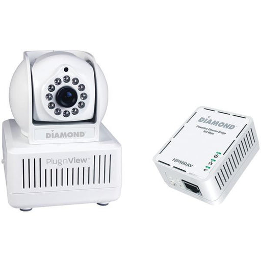 Diamond Hp500bck Plugnview Remote Baby Monitoring Internet Night-vision Security Camera Kit For Ip