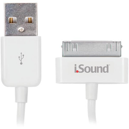 Isound Isound-1663 Ipad(r)-iphone(r)-ipod(r) Charge & Sync Cable, 3ft (white)