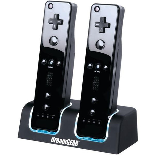 Dreamgear Dgwii-3117 Nintendo Wii(r) Dual Dock With 2 Nimh Batteries