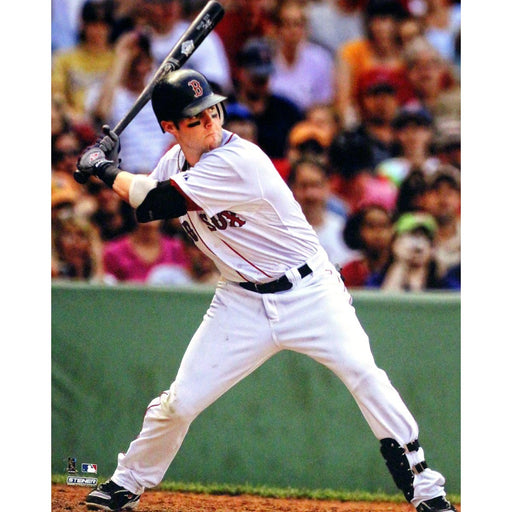 Dustin Pedroia Swing Vertical 16x20 Photo unsi. - We Print