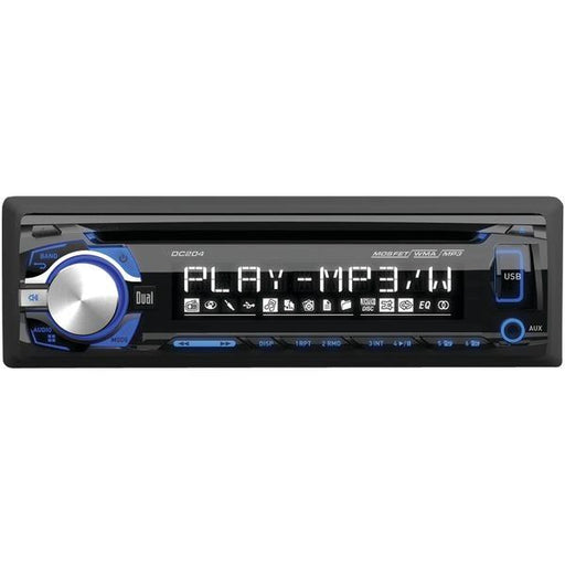 Dual Dc204 Single-din In-dash Cd Receiver With 3.7" Wide Lcd Panel