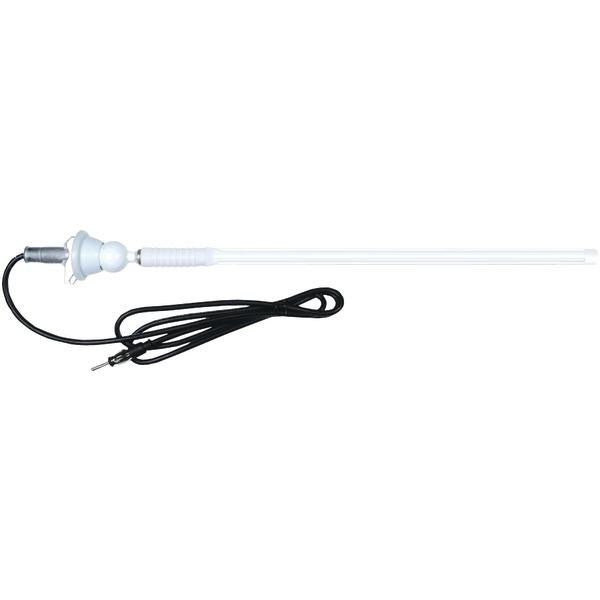 Dual Mar16w Rubber Mast Antenna (white)