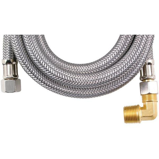 Mk460b Braided Stainless Steel Dishwasher Connectors With Elbow (60")