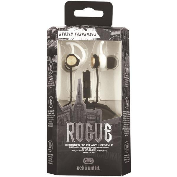 ECKO UNLIMITED EKU-ROG-WHT Rogue Hybrid Earbuds (White)