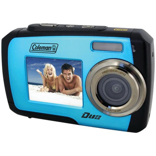 Coleman 2v7wp-bl 14.0 Megapixel Duo Waterproof Dual Screen Digital Camera (blue)