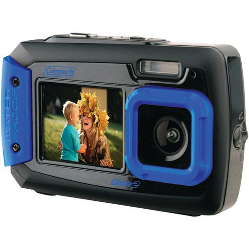 Coleman 2v9wp-bl 20.0 Megapixel Duo2 Dual-screen Waterproof Digital Camera (blue)