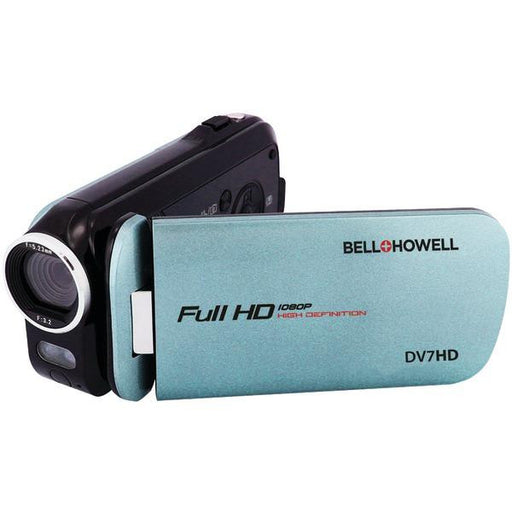 Bell+howell Dv7hd-bl 16.0 Megapixel Slice Ii Dv7hd Ultraslim 1080p Hd Camcorder (blue)