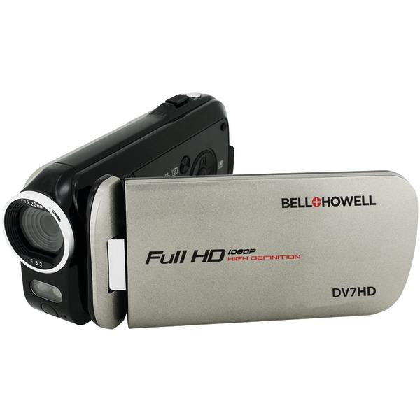 Bell+howell Dv7hd-gy 16.0 Megapixel Slice Ii Dv7hd Ultraslim 1080p Hd Camcorder (gray)