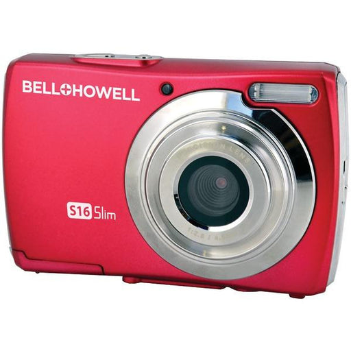 Bell+howell S16-r 16.0 Megapixel S16 Slim Digital Camera (red)