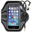 RETRAK ETARMLBK iPhone(R) 6 4.7"-Samsung(R) Galaxy S(R) 5 Large Sports Armband with Retractable Earwraps (Black)