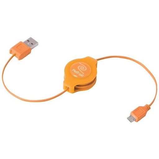 Retrak Etcablemicor Retractable Micro Usb Cable (orange)