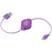 Retrak Etcablemicrl Retractable Micro Usb Cable (purple)