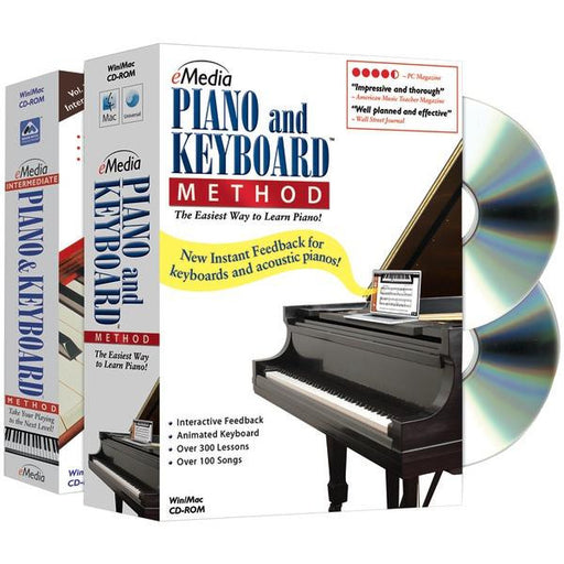 Emedia Music Eg01030 Piano & Keyboard Method Deluxe (2 Volume Bundle)