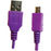 UNIDEN UN1118 Micro USB Charge & Sync Cable (Purple)