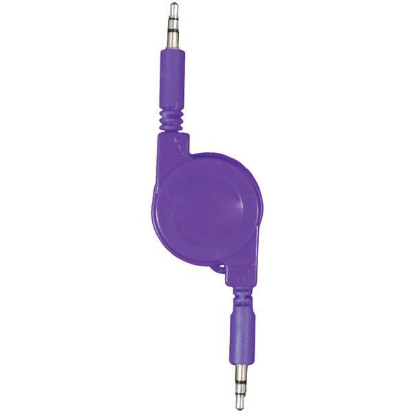 UNIDEN UN860 Retractable Stereo Audio Cable (Purple)