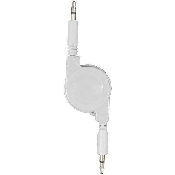 UNIDEN UN862 Retractable Stereo Audio Cable (White)