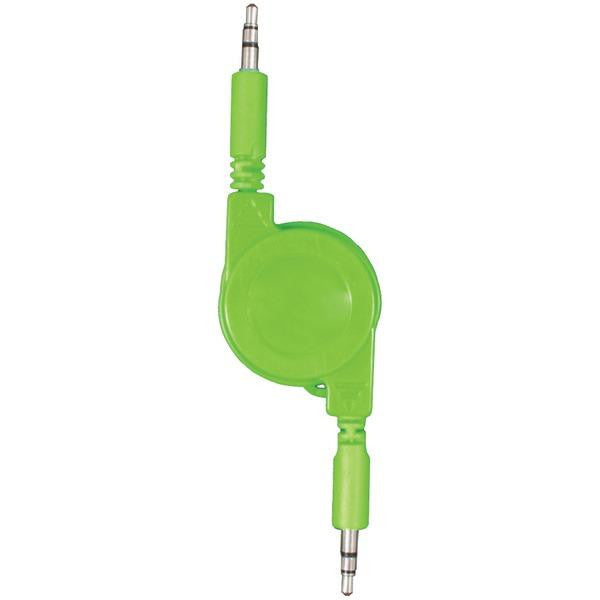 UNIDEN UN863 Retractable Stereo Audio Cable (Green)