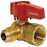 NO LOGO 60034 1-2" OD Flare x 1-2" FIP Brass Gas Ball Valve