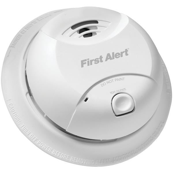 First Alert 0827b 10-year Sealed-battery Ionization Smoke Alarm, Round